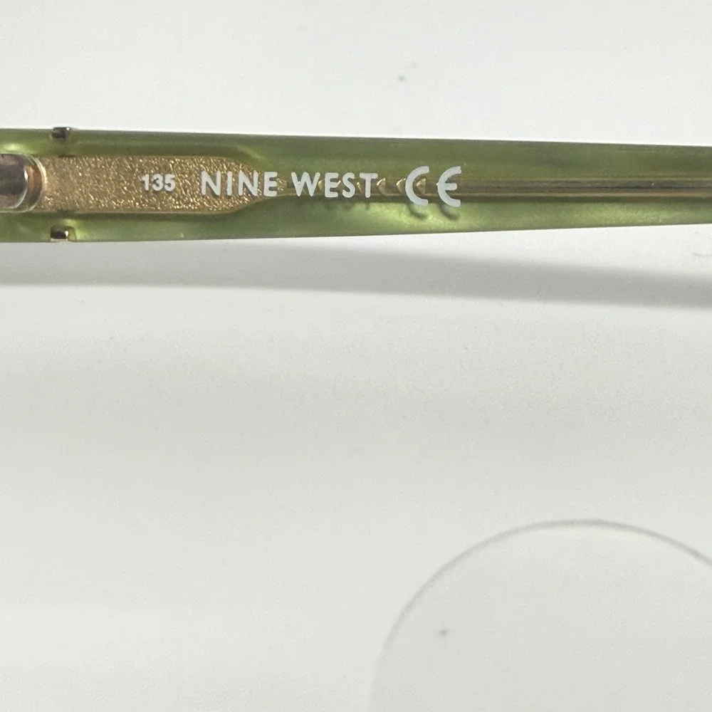 Nine West NW443 0ER2 135 Green‎ Tortoise Acetate Oval Eyeglass Frames Petite